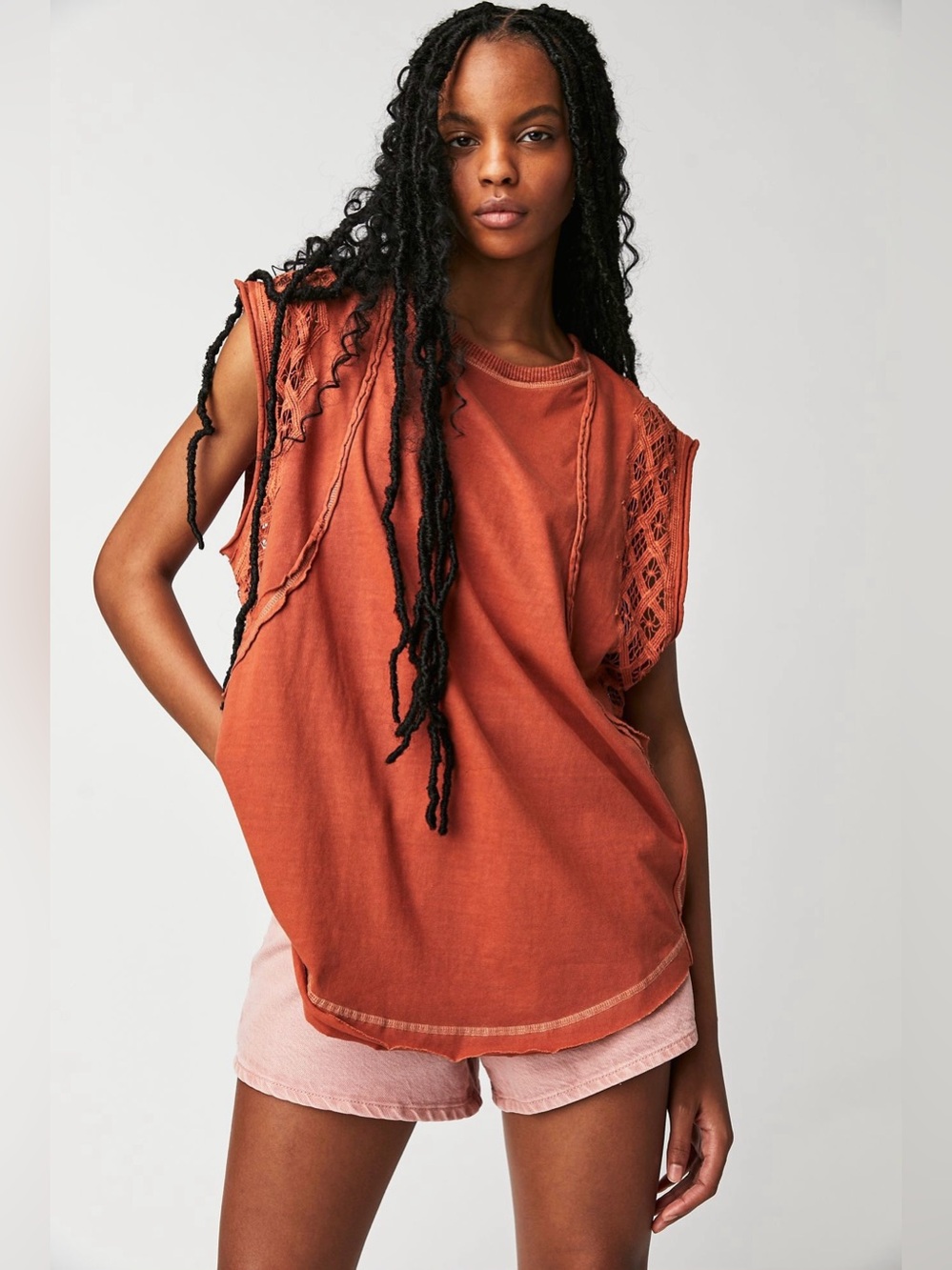 NWT Free People Table For Two Tee